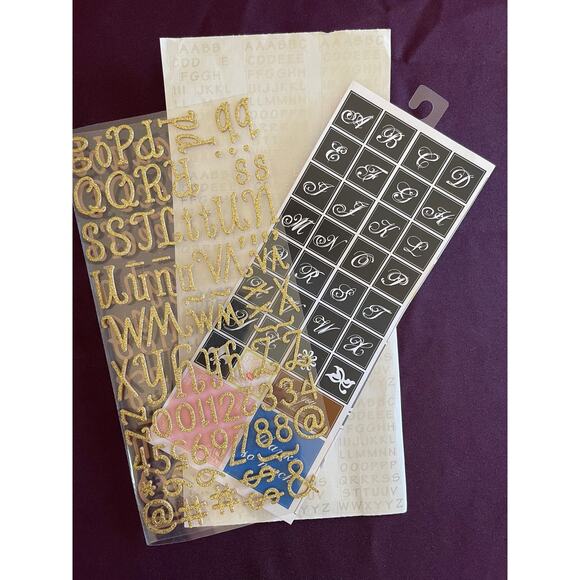 Sheets Of Scrapbooking Stickers - Picture 1 of 4